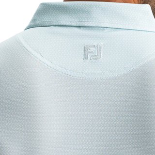 FootJoy Heritage Logo Lisle pánske polo, white/mint julep