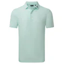 FootJoy Heritage Logo Lisle pánske polo, white/mint julep