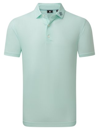 FootJoy Heritage Logo Lisle pánske polo, white/mint julep