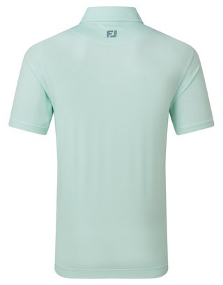 FootJoy Heritage Logo Lisle pánske polo, white/mint julep