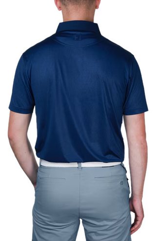 FootJoy Tailor Texture Lisle pánske tričko, navy tonal
