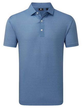 FootJoy Tailor Texture Lisle pánske tričko, riviera tonal