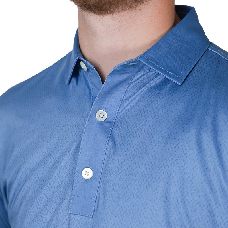 FootJoy Tailor Texture Lisle pánske tričko, riviera tonal