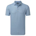 FootJoy Vegas Marker Lisle pánske polo, white/riviera/peach