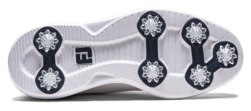 FootJoy FJ Traditions Blucher pánske golfové topánky, bielo/modro/béžové