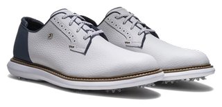 FootJoy FJ Traditions Blucher pánske golfové topánky, bielo/modro/béžové