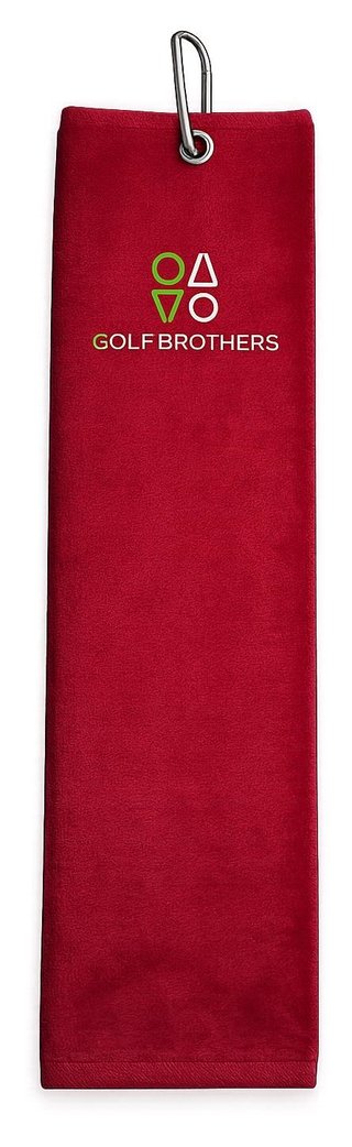Golf Brothers Trifold golfový ručník, čierny