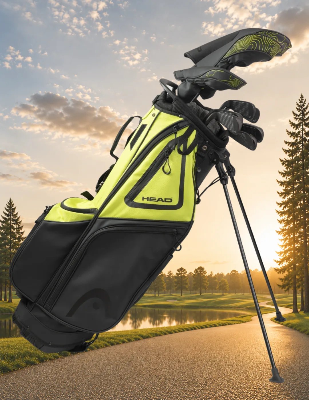 HEAD Golf Complete Set Men RH Regular (Graphite) pánsky golfový set, grafit