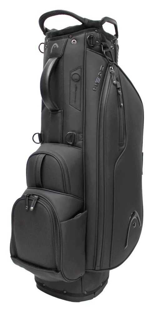 Head Golf PU Leather Premium Neutral NA cart bag, čierny