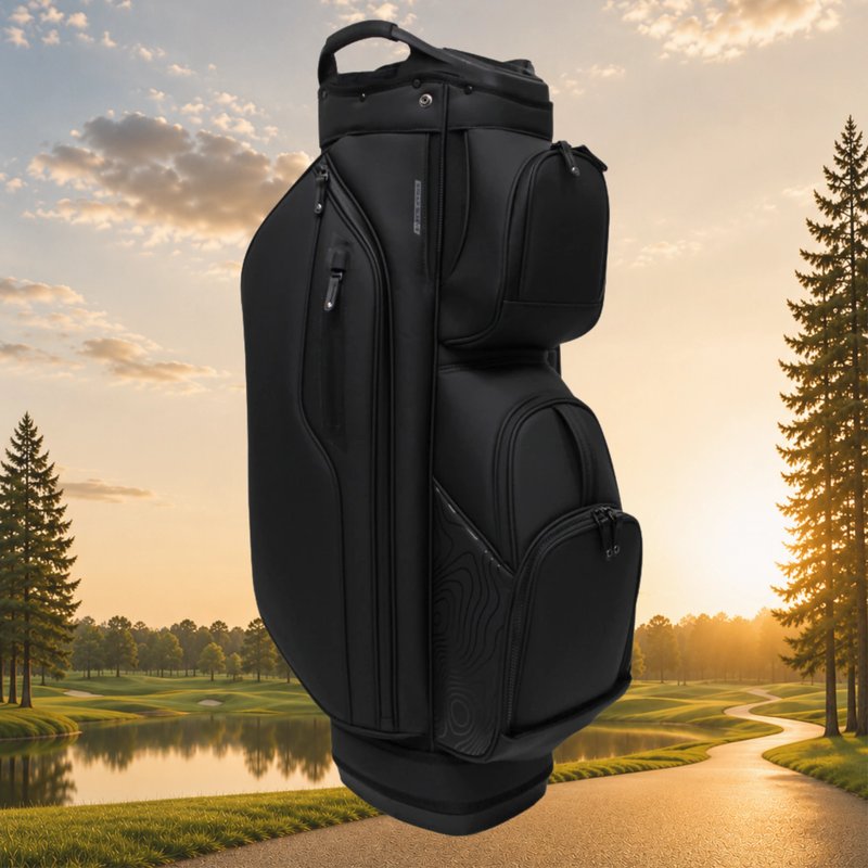 Head Golf PU Leather Premium Neutral NA cart bag, čierny