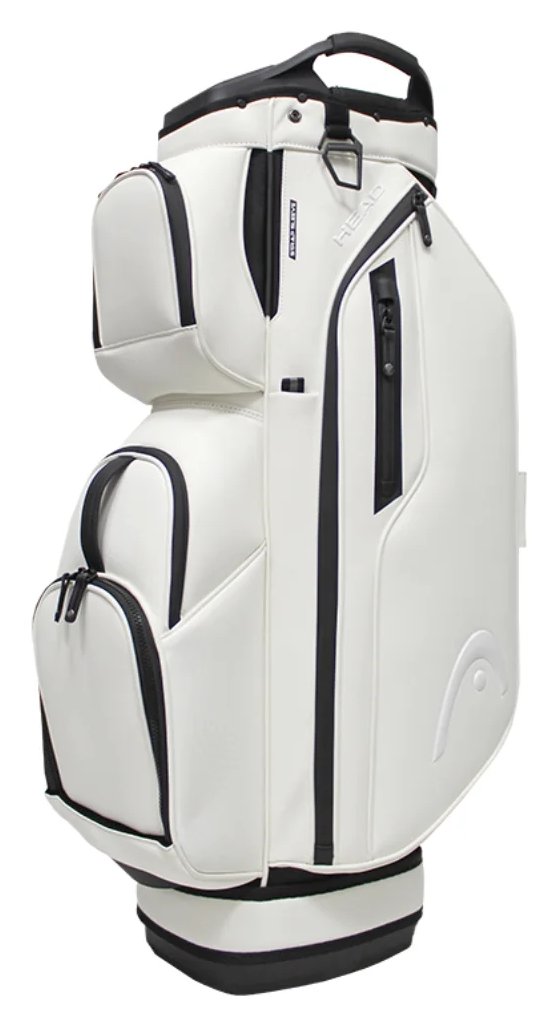 Head Golf PU Leather Premium Neutral NA cart bag, biely