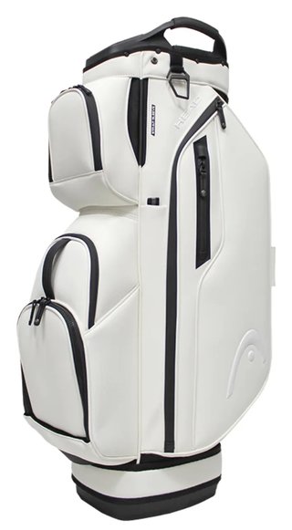 Head Golf PU Leather Premium Neutral NA cart bag, biely