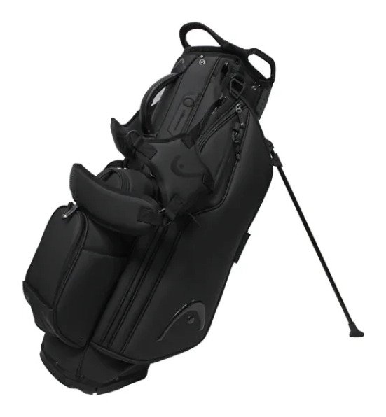 Head Golf PU Leather Premium Neutral NA stand bag, čierny