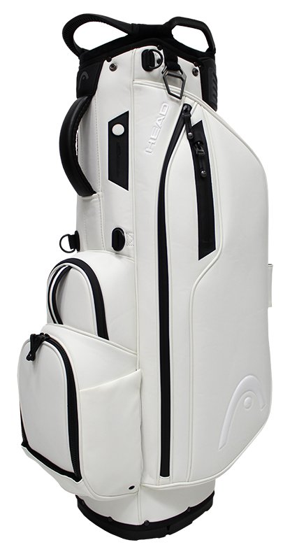 Head Golf PU Leather Premium Neutral NA stand bag, biely