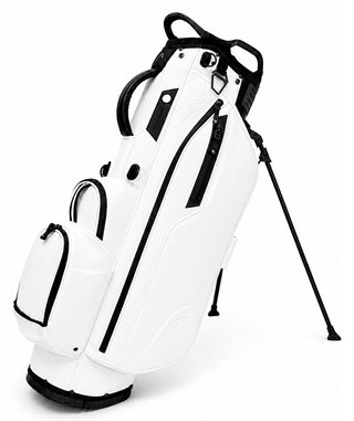 Head Golf PU Leather Premium Neutral NA stand bag, biely