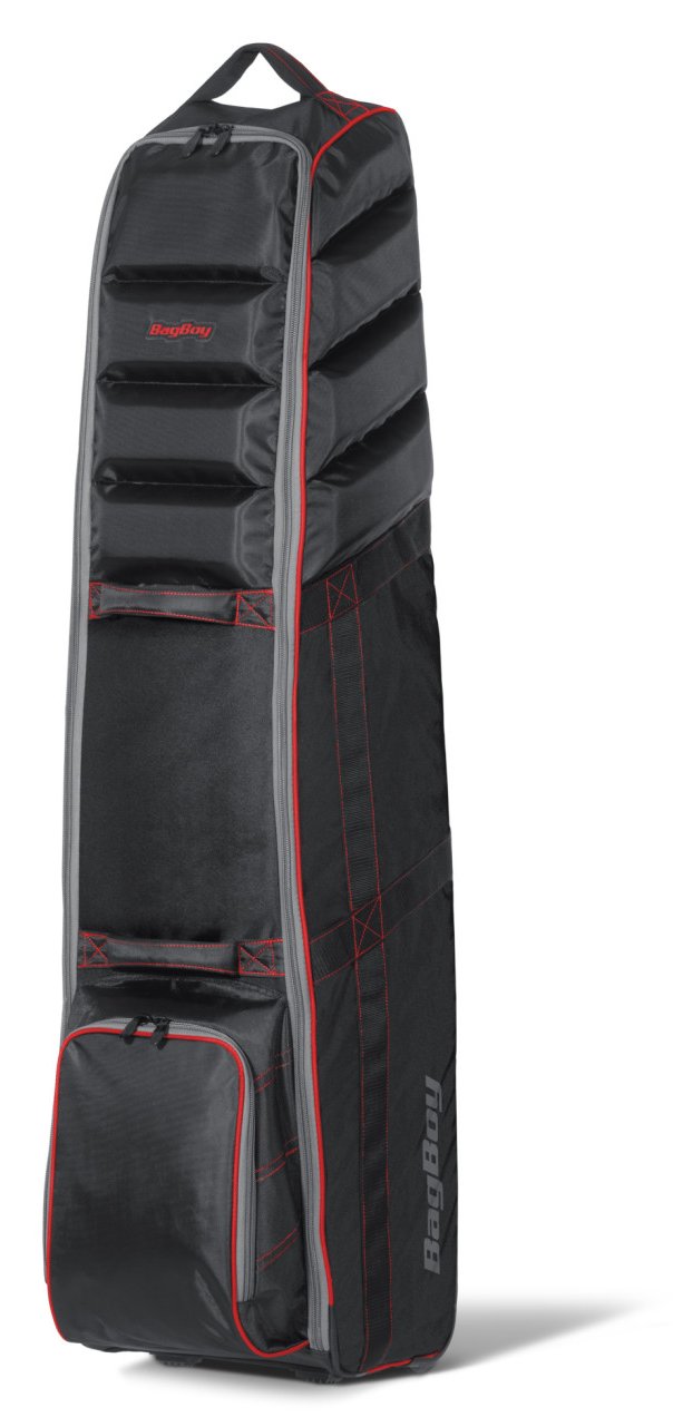 Bag Boy T-800 travel bag, čierna/červená/bridlicová
