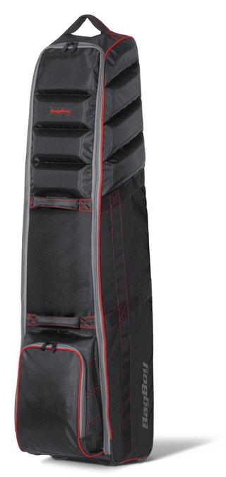Bag Boy T-800 travel bag, čierna/červená/bridlicová