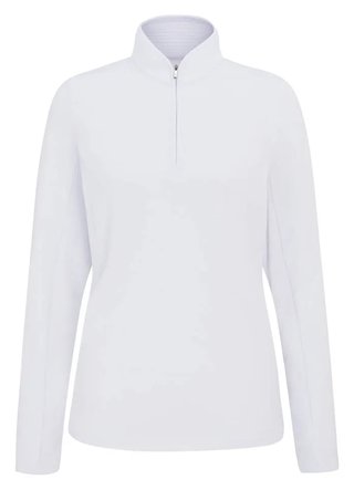 PING Abigale Performance Fleece dámska mikina, biela