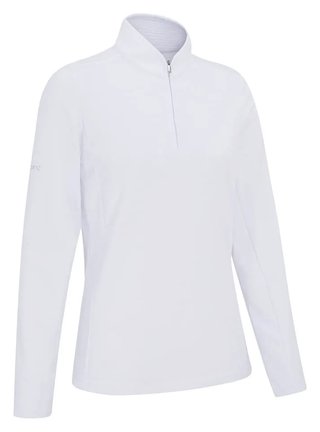 PING Abigale Performance Fleece dámska mikina, biela