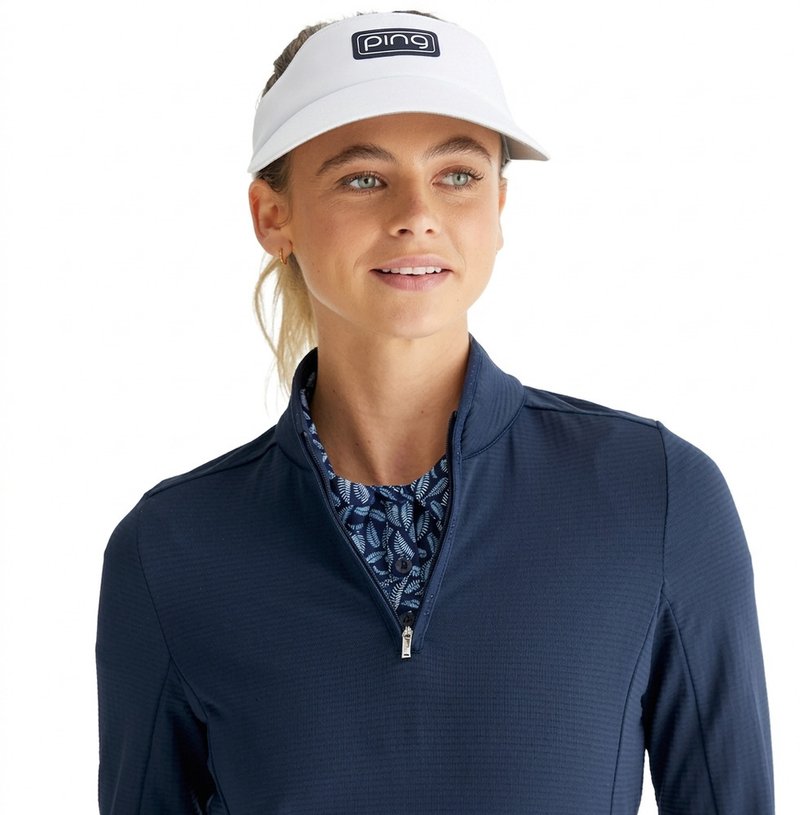 PING Abigale Performance Fleece dámska mikina, navy