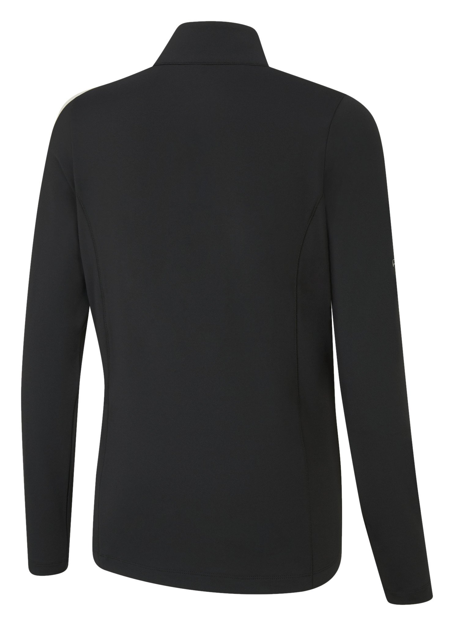 PING Aveline Half Zip dámske tričko s dlhým rukávom, čierne