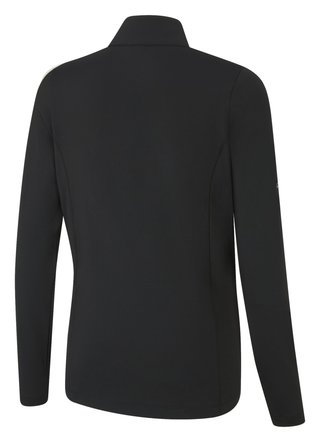 PING Aveline Half Zip dámske tričko s dlhým rukávom, čierne