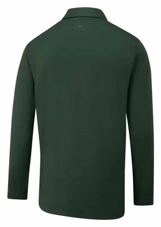 PING Demitri Longsleeve pánske polo, gorse green