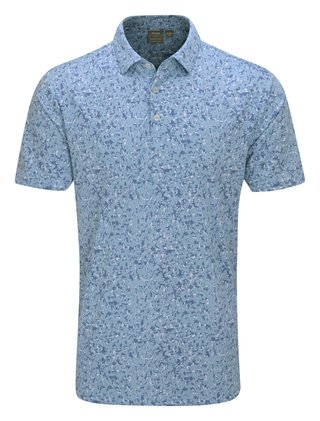 PING Gilmore pánske polo, dusty blue multi