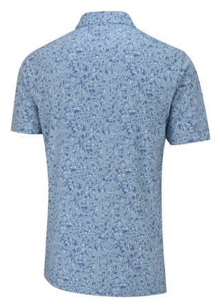 PING Gilmore pánske polo, dusty blue multi