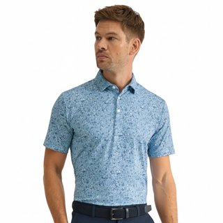 PING Gilmore pánske polo, dusty blue multi
