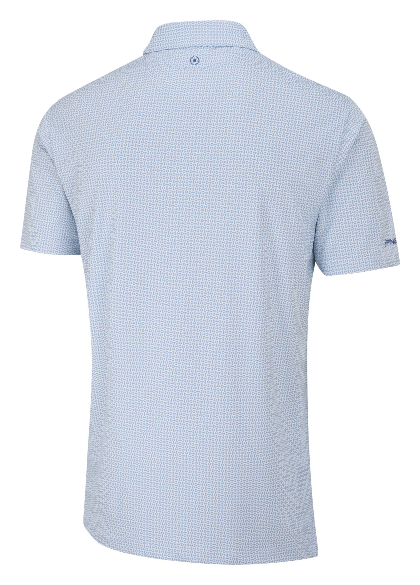 PING Gilmore pánske polo, white/dusty blue