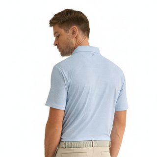 PING Gilmore pánske polo, white/dusty blue