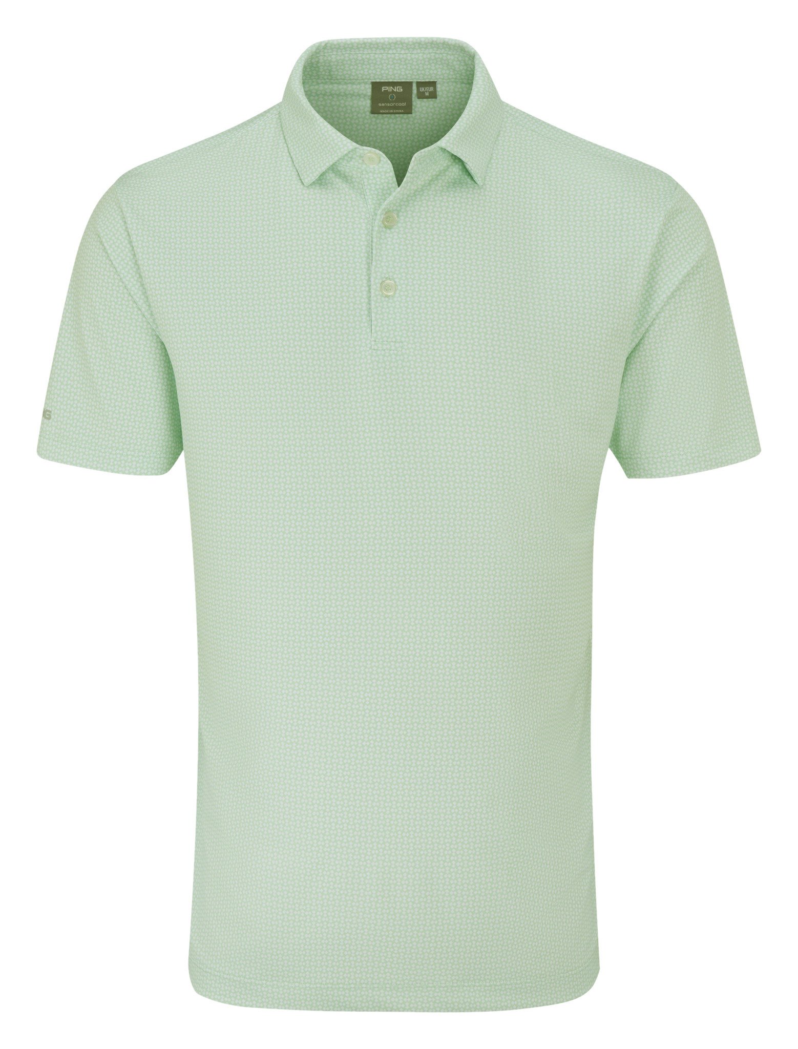 PING Gilmore pánske polo, jade/white