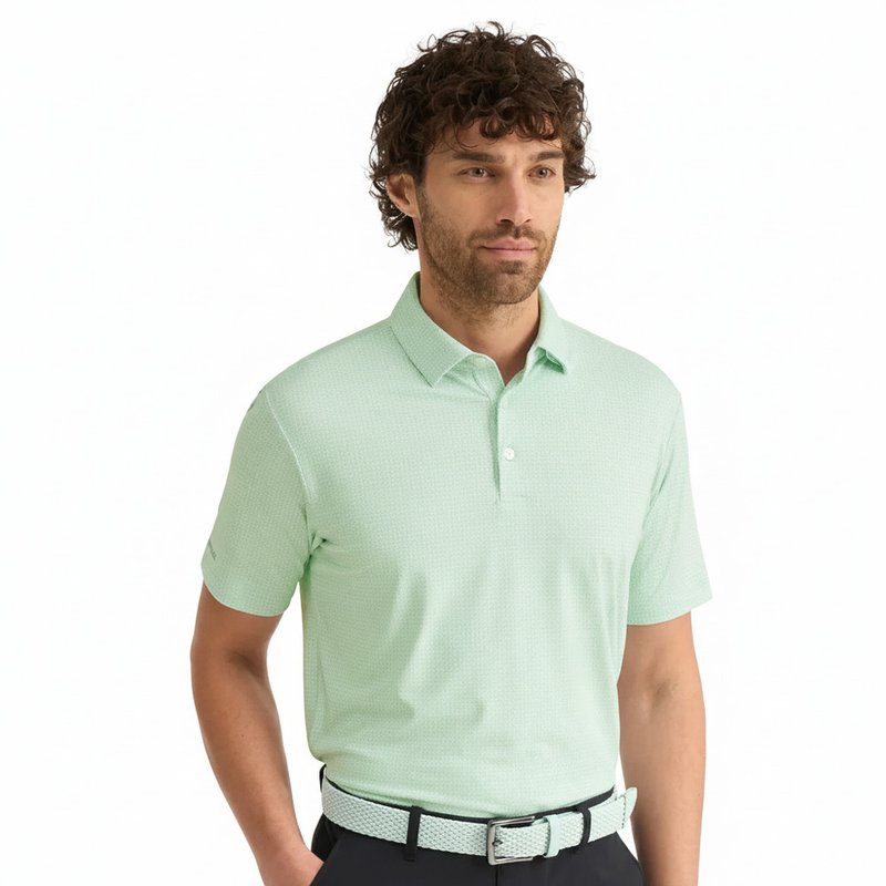 PING Gilmore pánske polo, jade/white