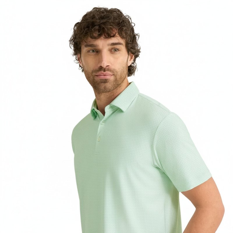PING Gilmore pánske polo, jade/white
