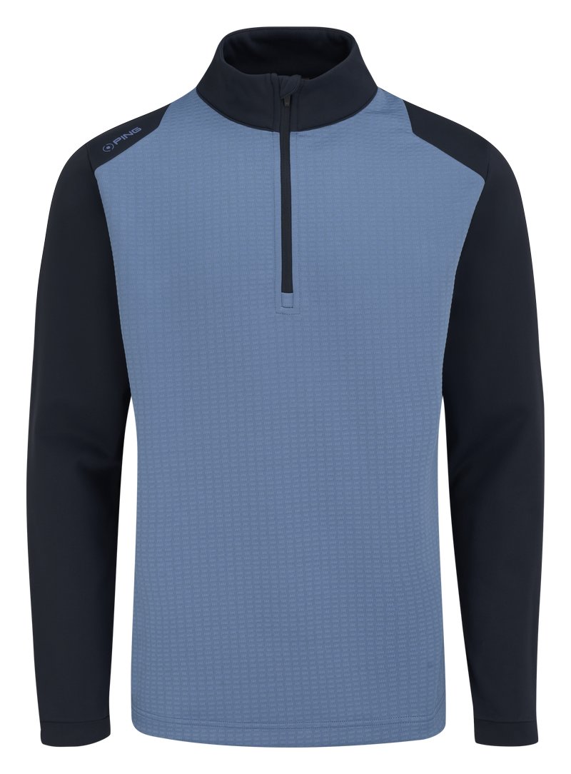 PING Reg pánsky midlayer, harbour blue/navy