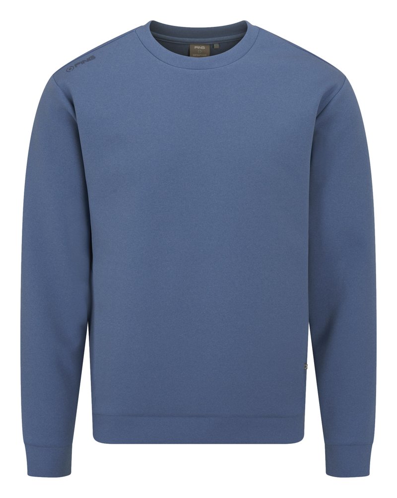 PING Freddie pánska mikina, harbour blue marl