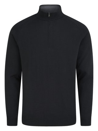 PING Hugh pánsky midlayer sveter, čierny