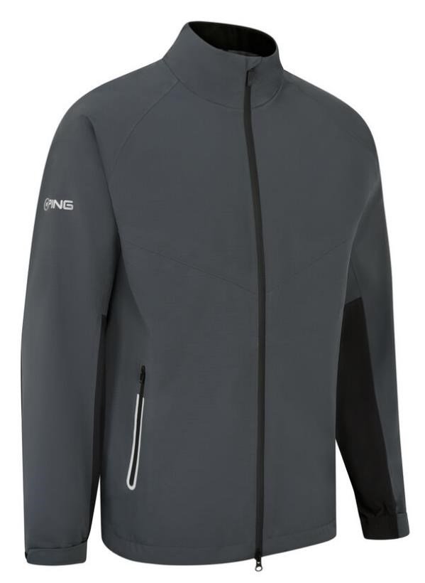 PING AquaDrive Pro pánska bunda, carbon/black