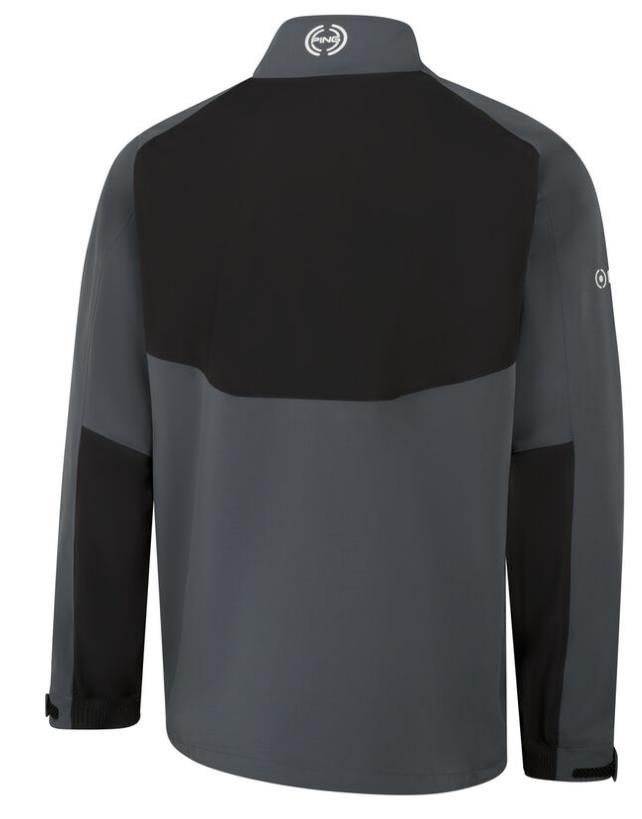 PING AquaDrive Pro pánska bunda, carbon/black