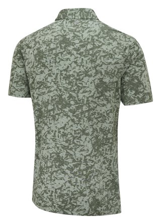 PING Marek Camo Jacquard pánske polo, jade multi
