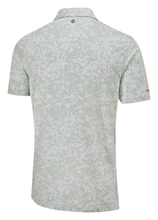 PING Marek Camo Jacquard pánske polo, silver multi