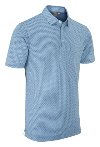 PING Hershel pánske polo, dusty blue multi