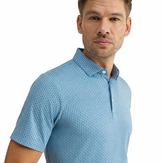 PING Hershel pánske polo, dusty blue multi