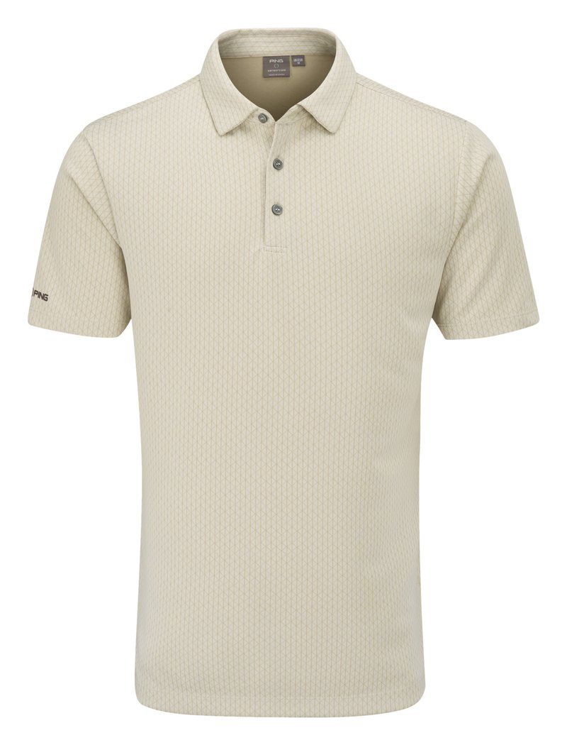 PING Hershel pánske polo, egret multi