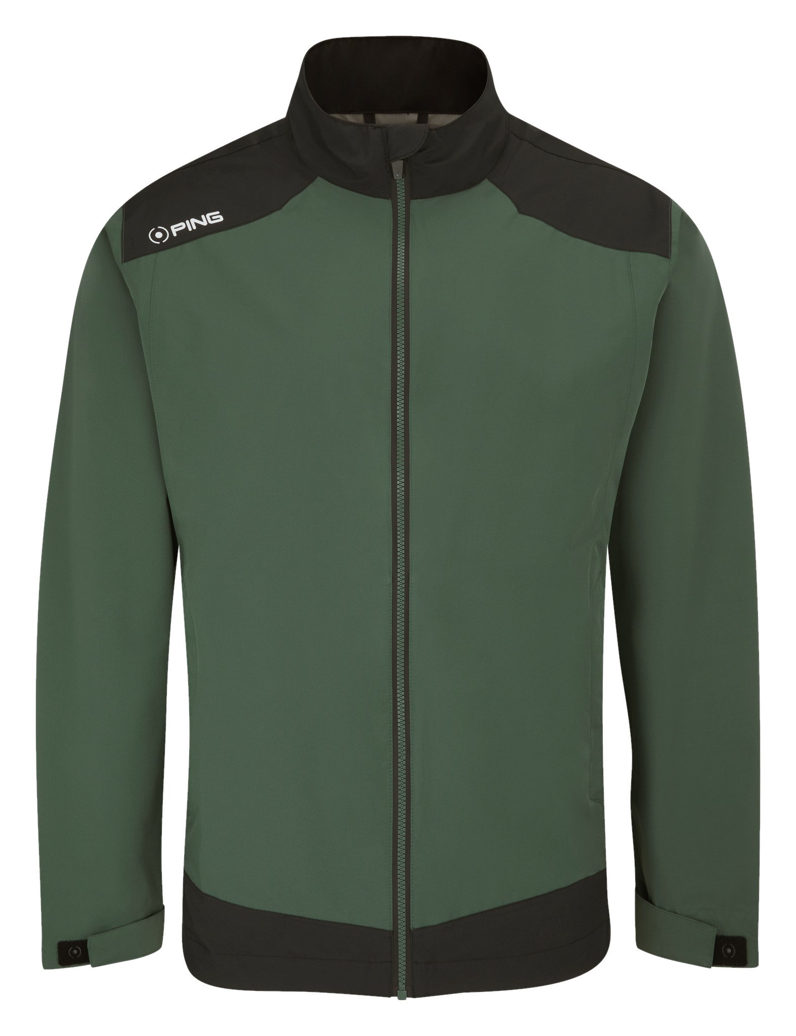 PING AquaDrive Waterproof pánska bunda, gorse green/black