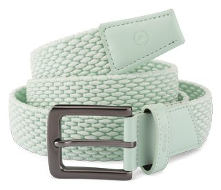 PING Stretch Webbing pánský opasok, jade