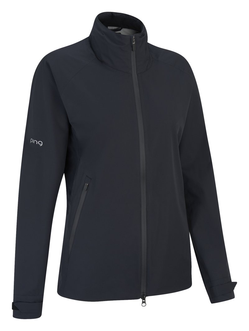 PING AquaDrive Waterproof dámska bunda, čierna