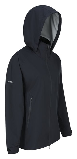 PING AquaDrive Waterproof dámska bunda, čierna