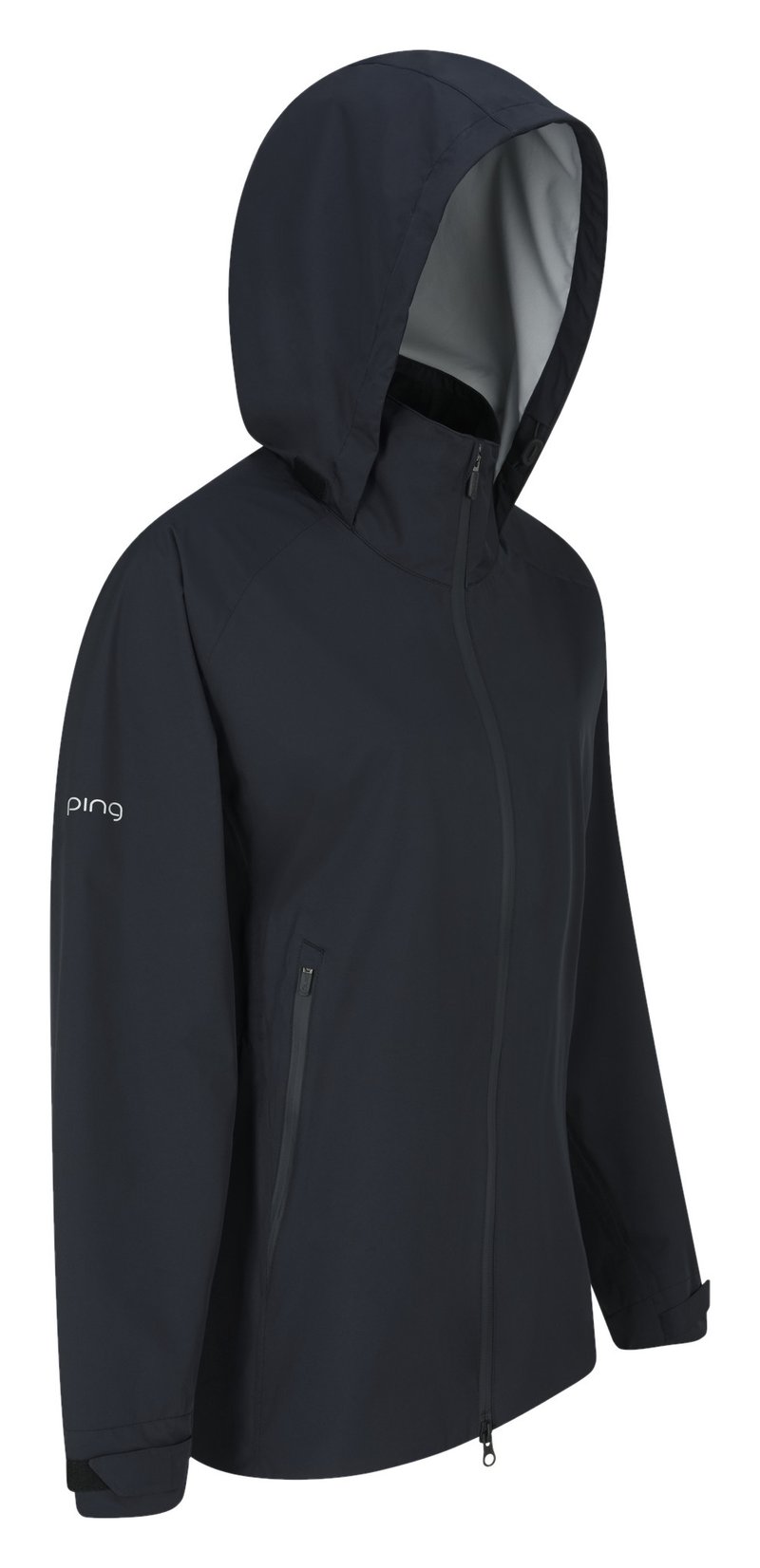 PING AquaDrive Waterproof dámska bunda, čierna